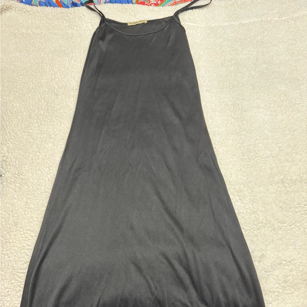 Double Zero Charcoal Maxi Dress